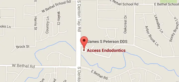 access-endodontics-map-coppell-texas