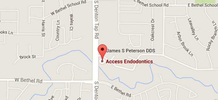 access-endodontics-map-coppell-texas